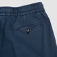 Cargo Drawstring Sport Pants - Navy