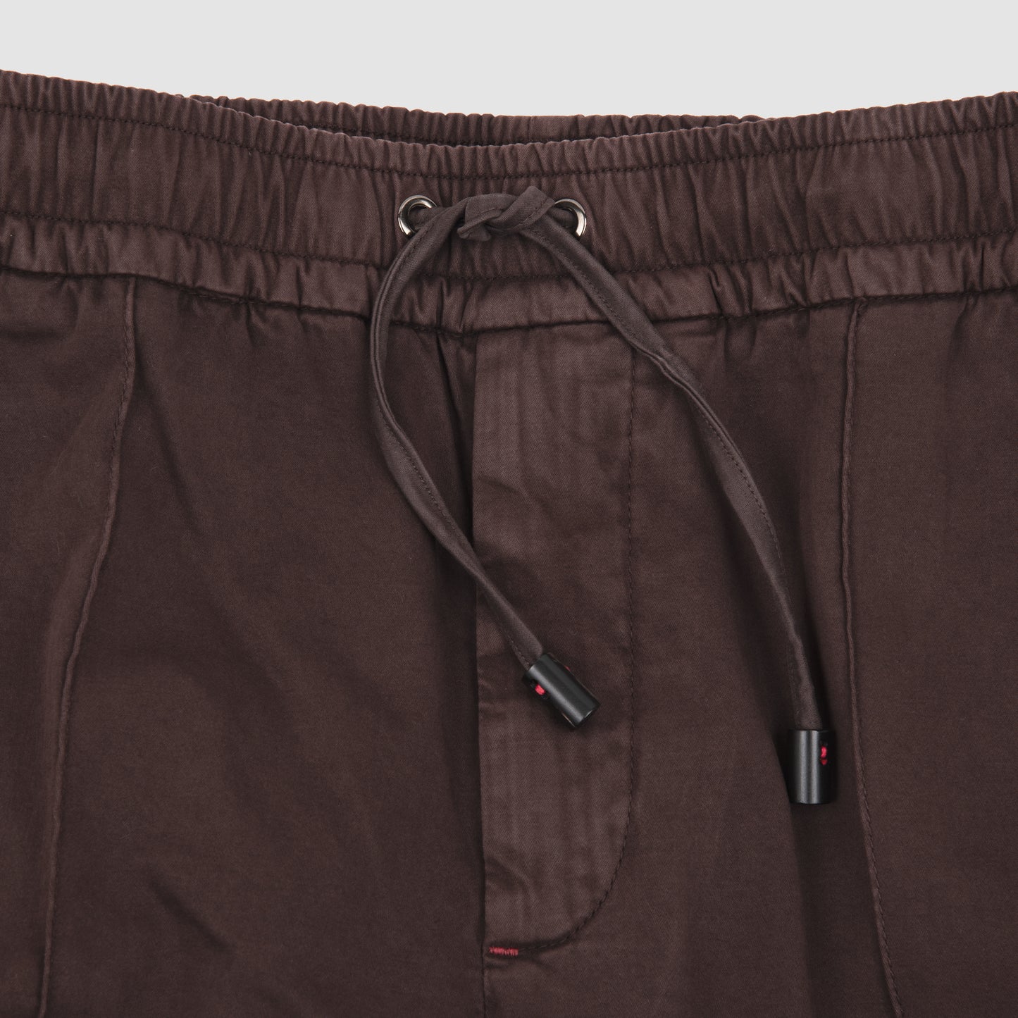 Cargo Drawstring Sport Pants - Dark Brown