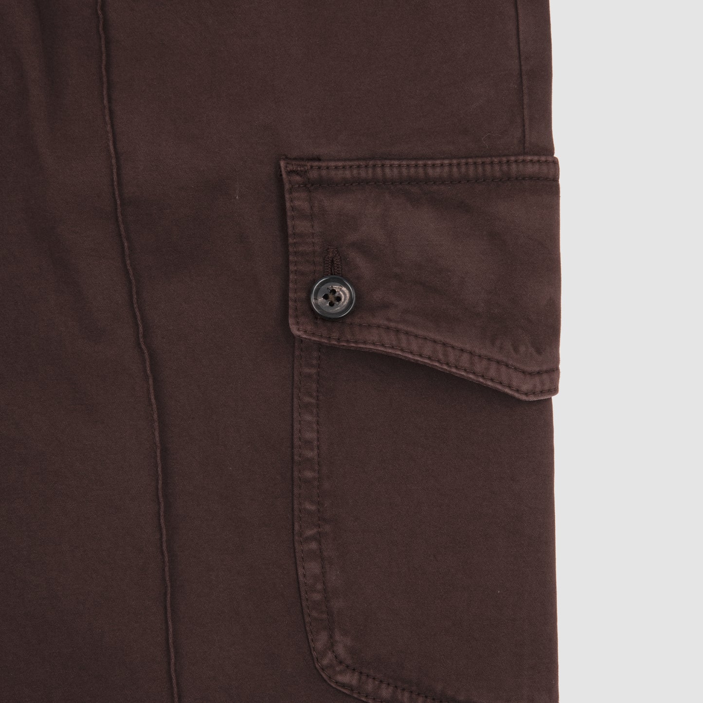 Cargo Drawstring Sport Pants - Dark Brown