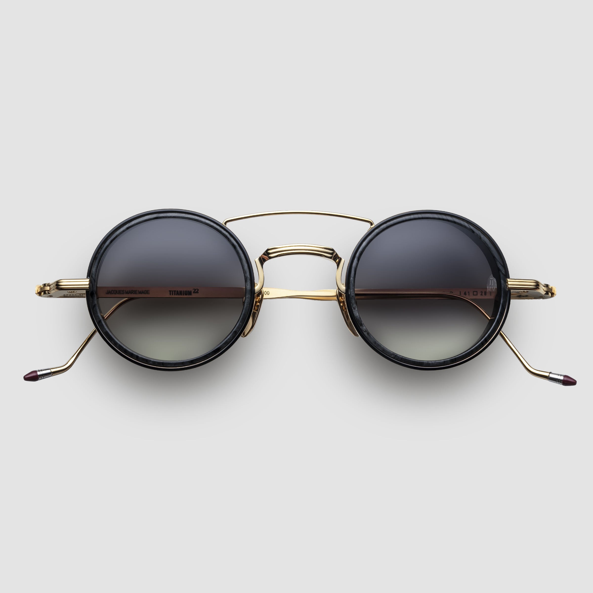 Ringo 2, BNG, Black Gradient Lenses, Gold Beta Titanium Frame – Silver ...