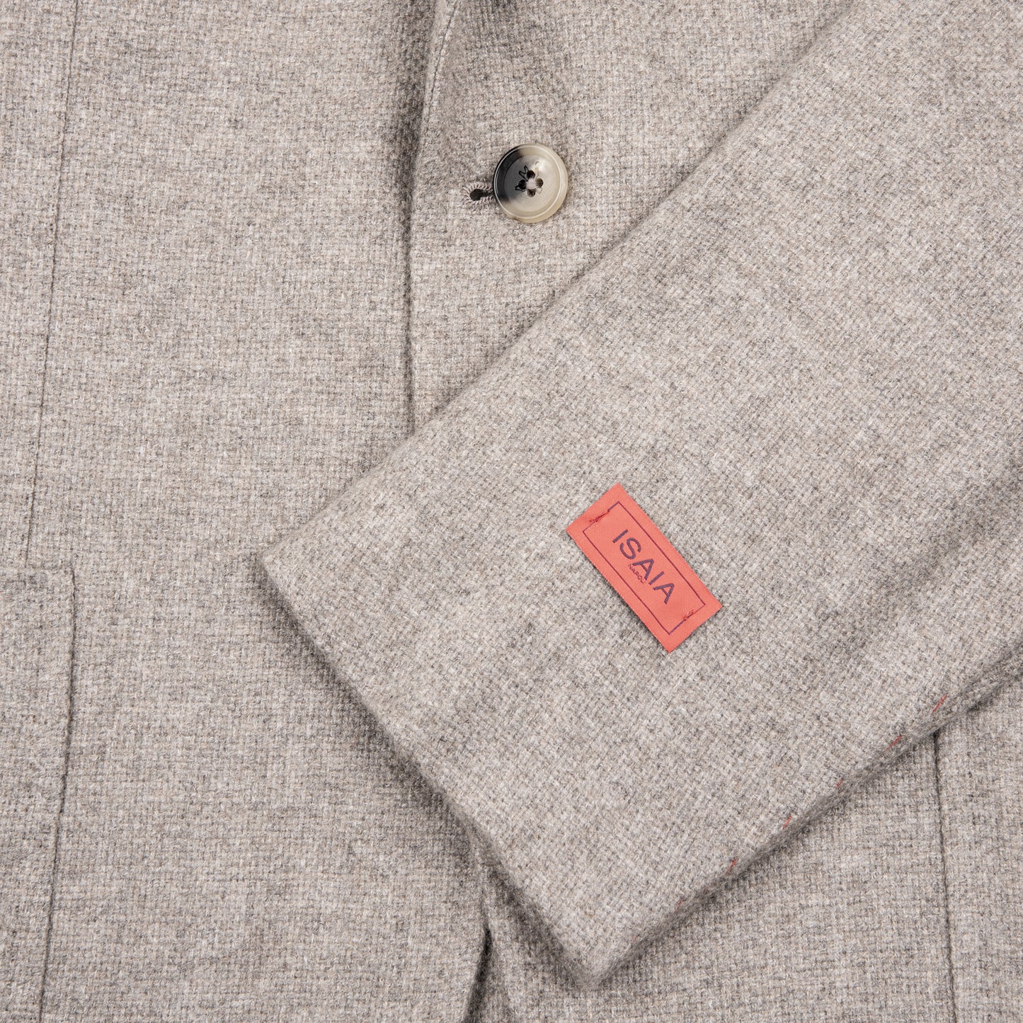 Dominico Single Breasted Cashmere Jacket - Beige