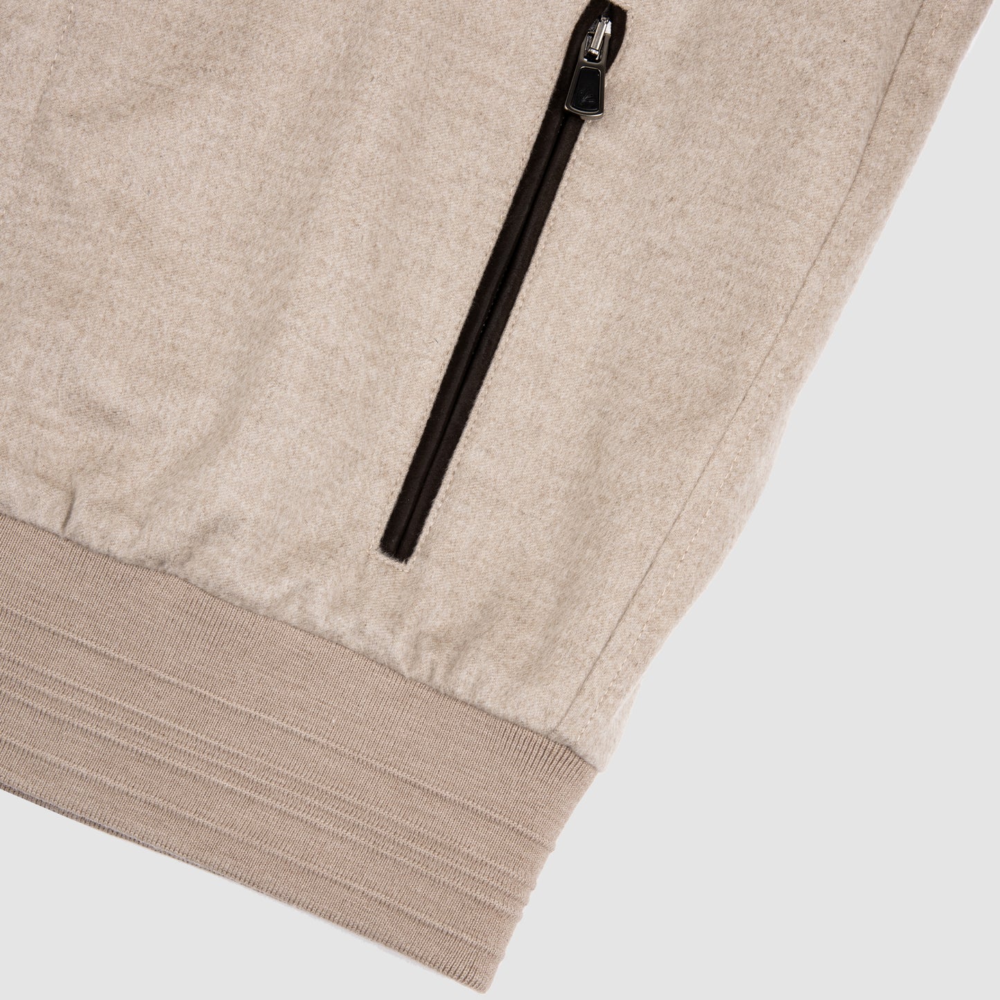 Cashmere Bomber - Beige