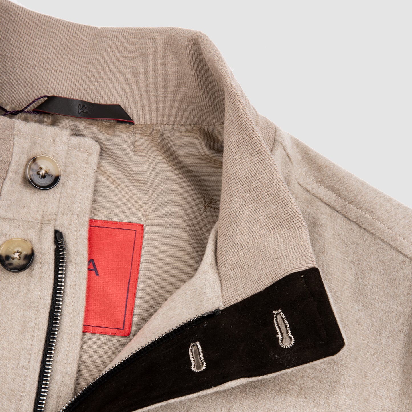 Cashmere Bomber - Beige