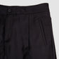 Elastic Back Waistband Trousers - Black