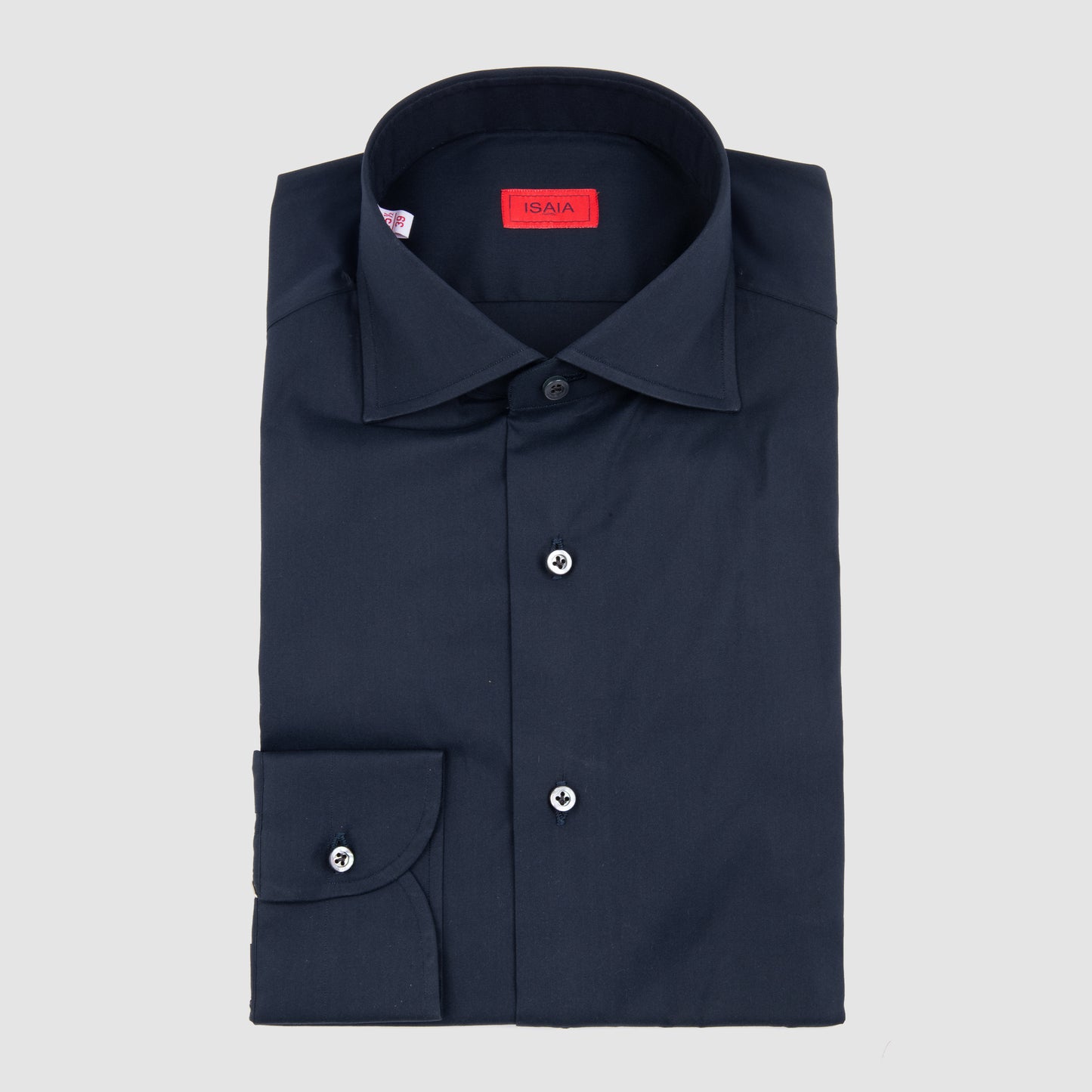 Comfort Solid Color Sport Shirt - Navy