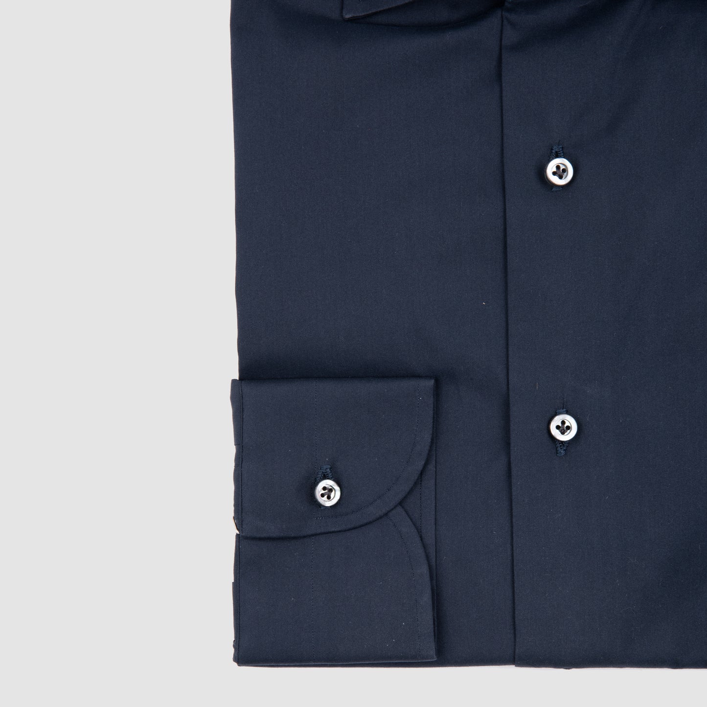 Comfort Solid Color Sport Shirt - Navy
