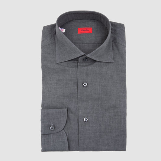 Melange Color Sport Shirt - Grey