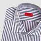 Striped Sport Shirt - Taupe Blue