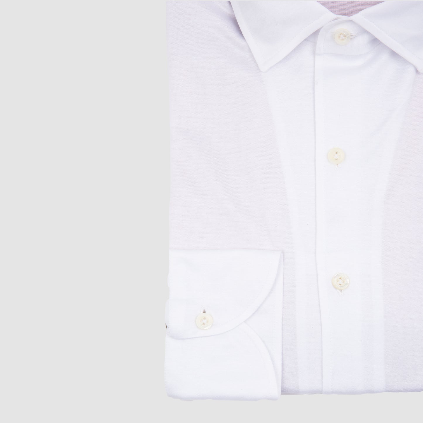 Jersey Sport Shirt - White