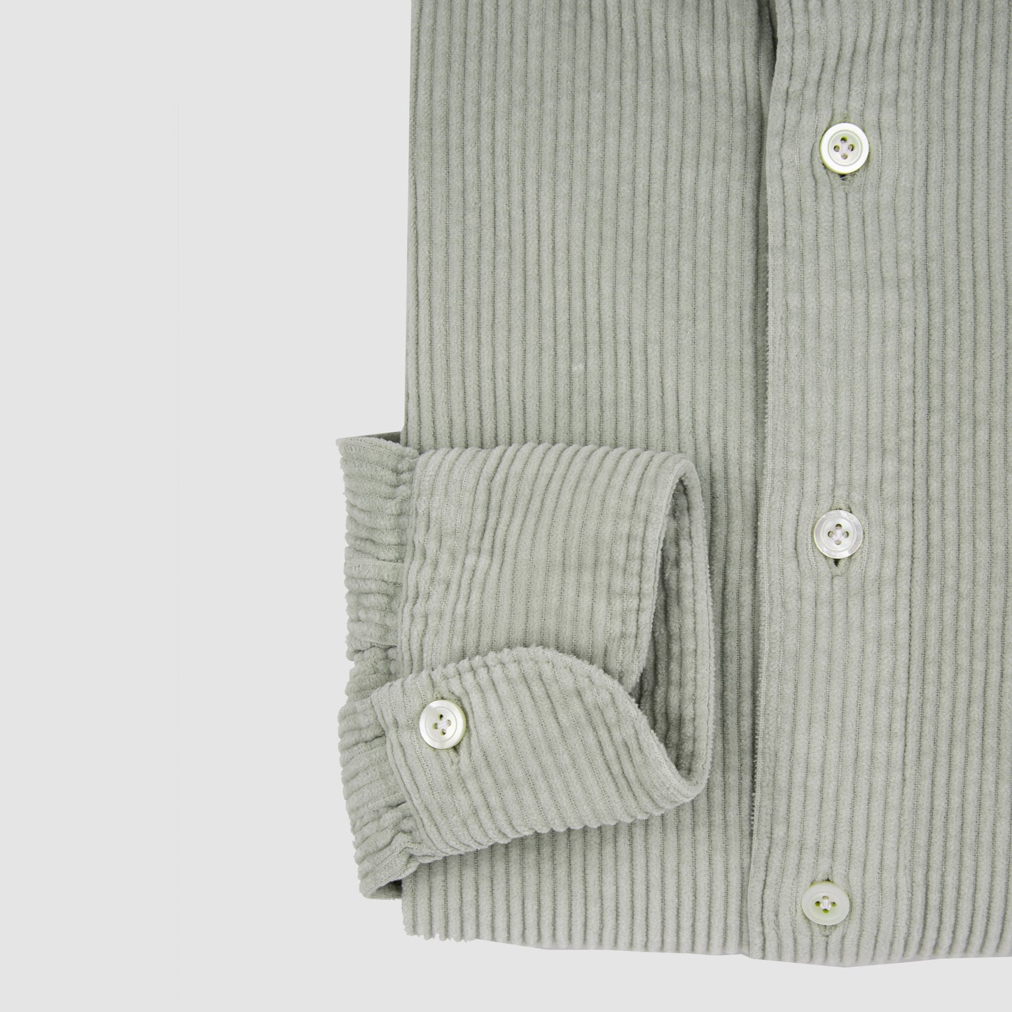 Thick Corduroy Over Shirt  Beige