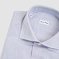 Micro Check Dress Shirt - White & Blue