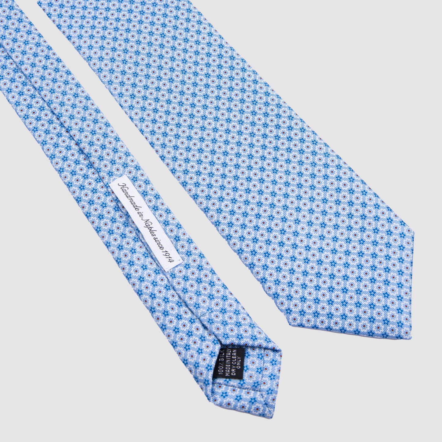 Classic Tie Collection Light Blue/Burgundy