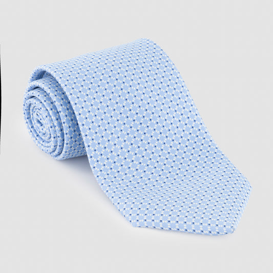 Micro Pattern Silk Tie
