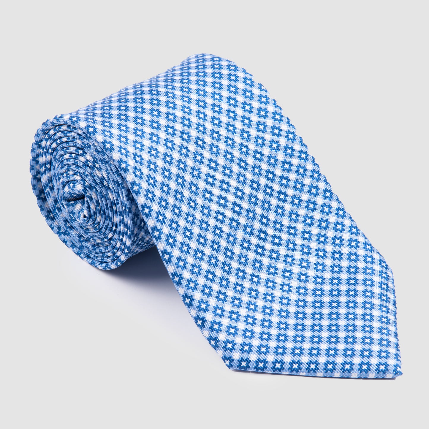 Classic Tie Collection Light Blue/White