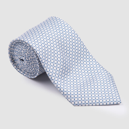 Micro Pattern Silk Tie