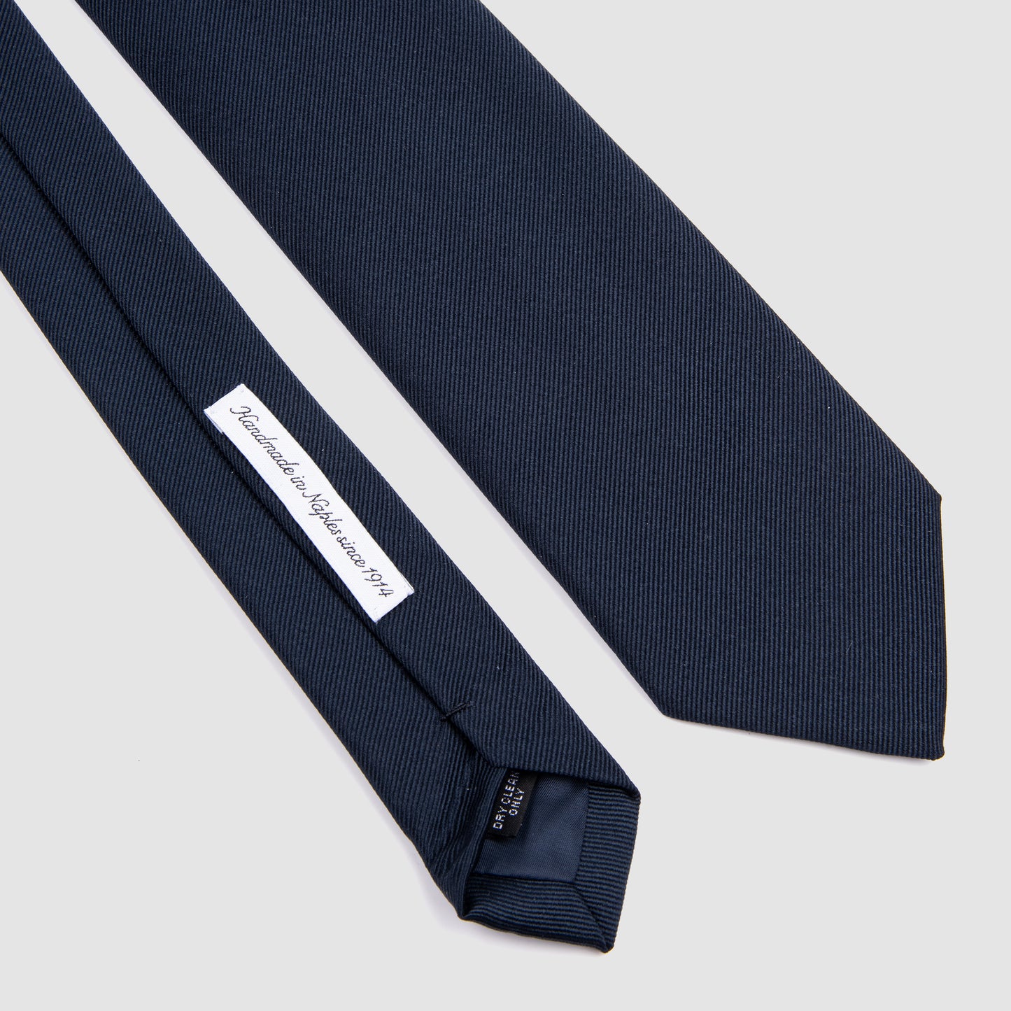 Solid Color Tie Navy
