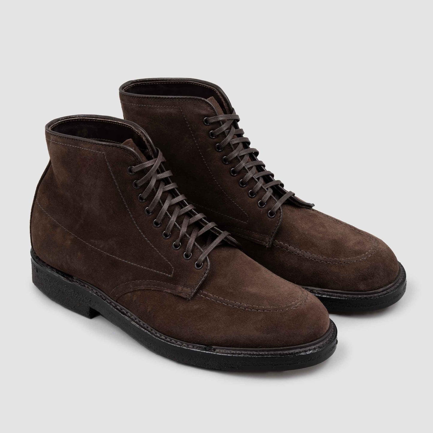 Silver Deer X Alden Indy Boot - Dark Brown Suede