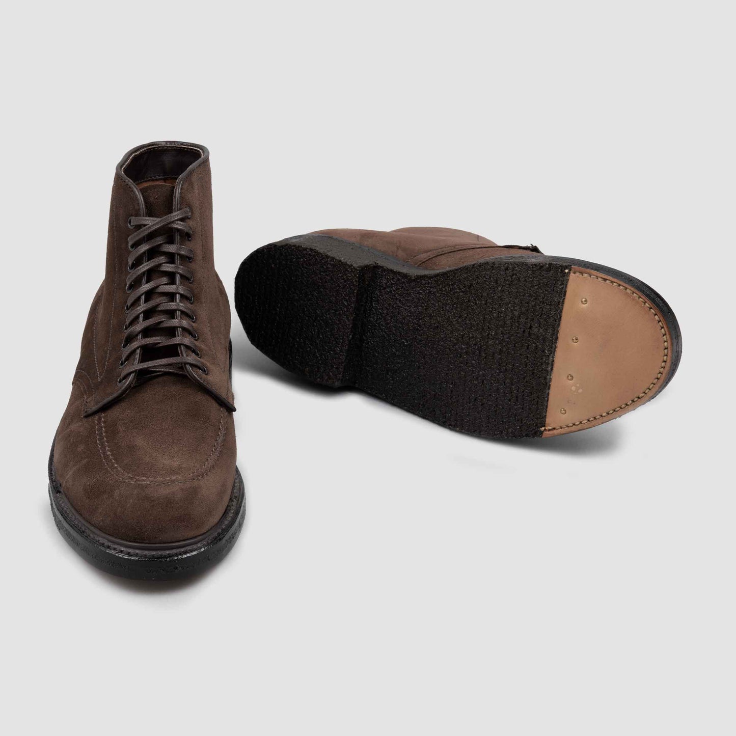 Silver Deer X Alden Indy Boot - Dark Brown Suede
