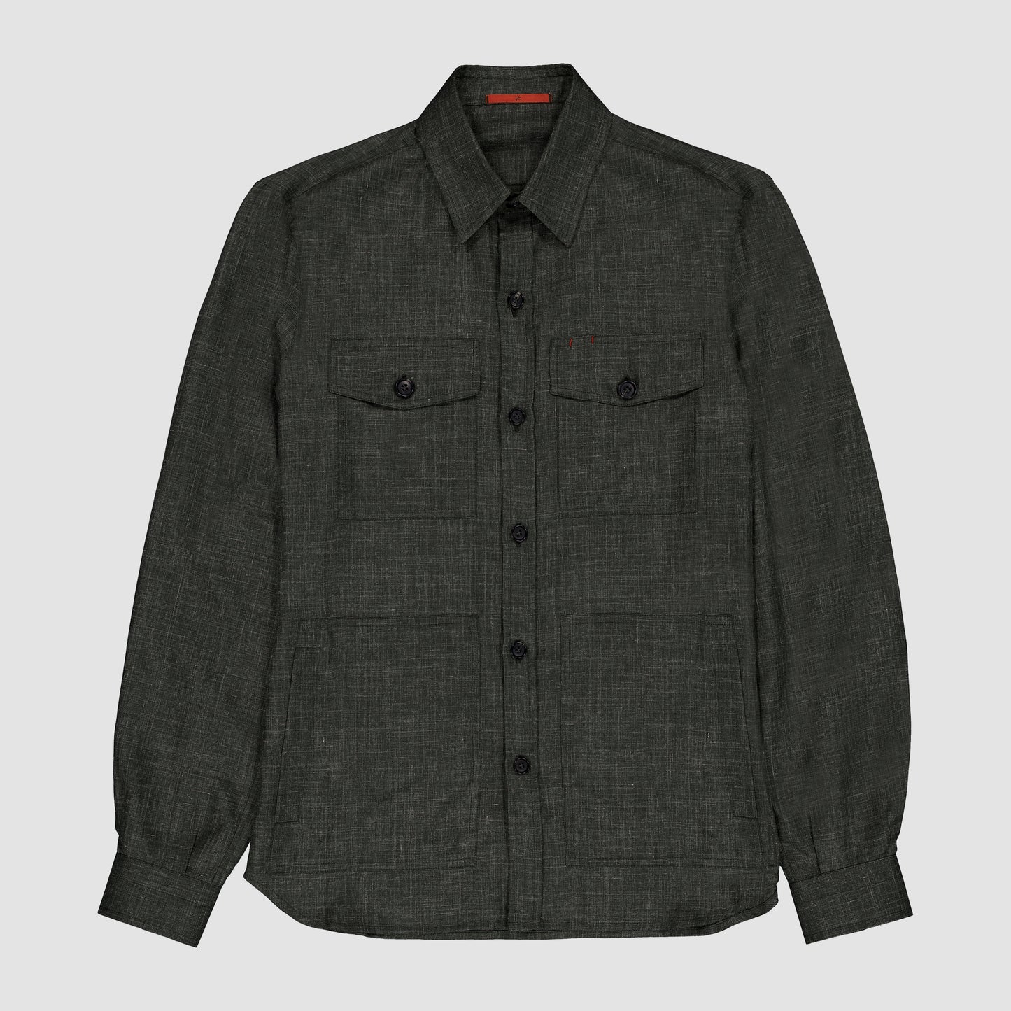 Silk Cashmere Linen Overshirt