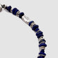 Pilla Bracelet in Silver with Lapis gemstones