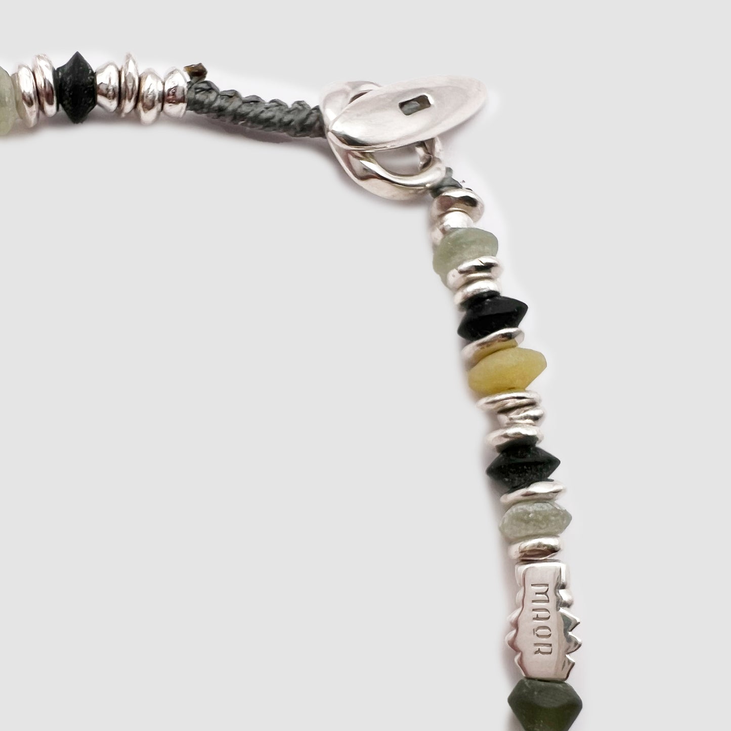 Pilla Bracelet with Green Jade gemstones
