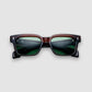 Molino 55, Zoltar, Green Lenses, Silver Hardwear