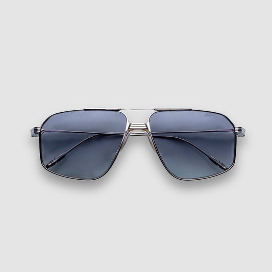 Jagger, Sulfur, Grey Gradient Lenses, Silver Beta Titanium Frames