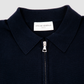 Cotton Viscose Half-Zip Polo