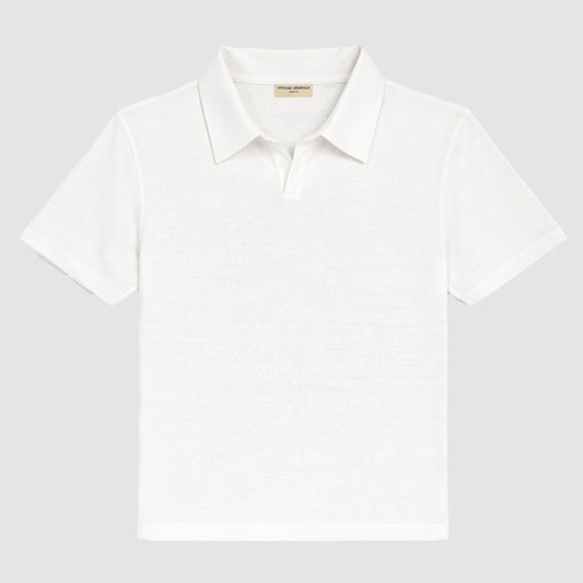 Linen Knit Polo