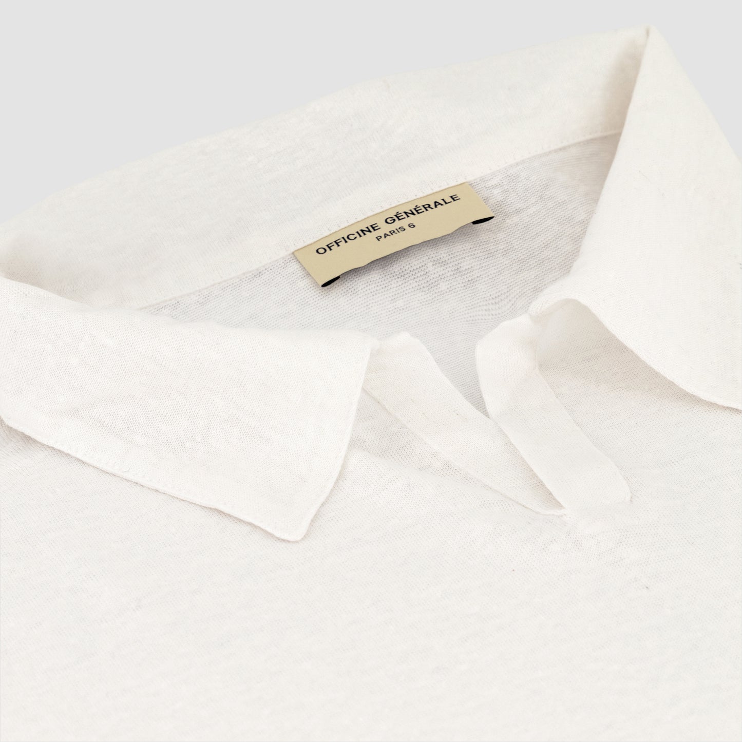 Linen Knit Polo