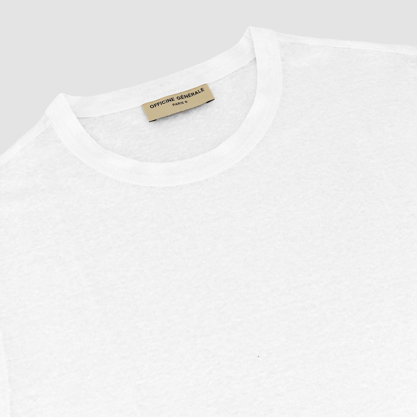 Linen T-Shirt White