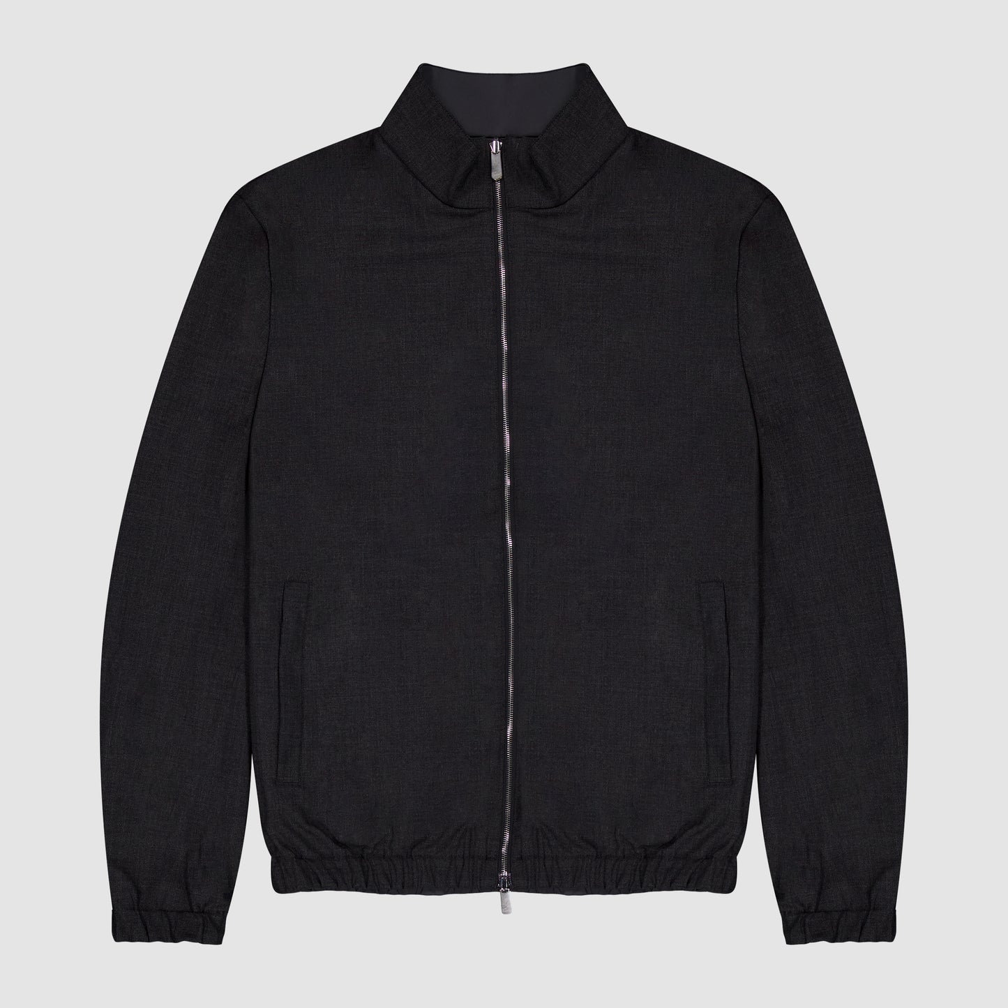 Reversible Nylon Wool Bomber