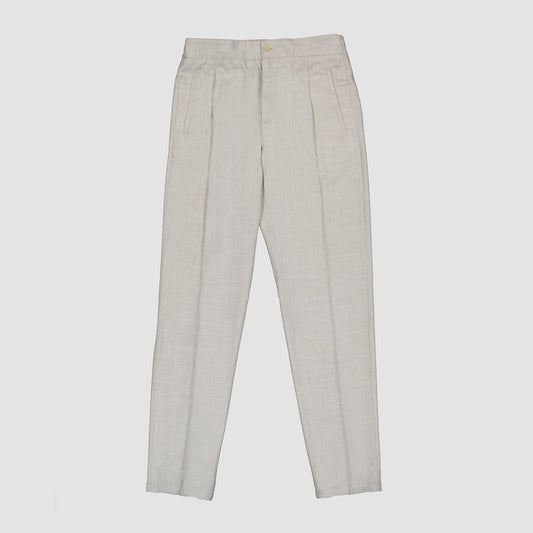 Wool Silk Linen Cashmere Trousers