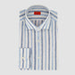 Striped Solid Linen Sport Shirt