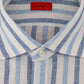 Striped Solid Linen Sport Shirt