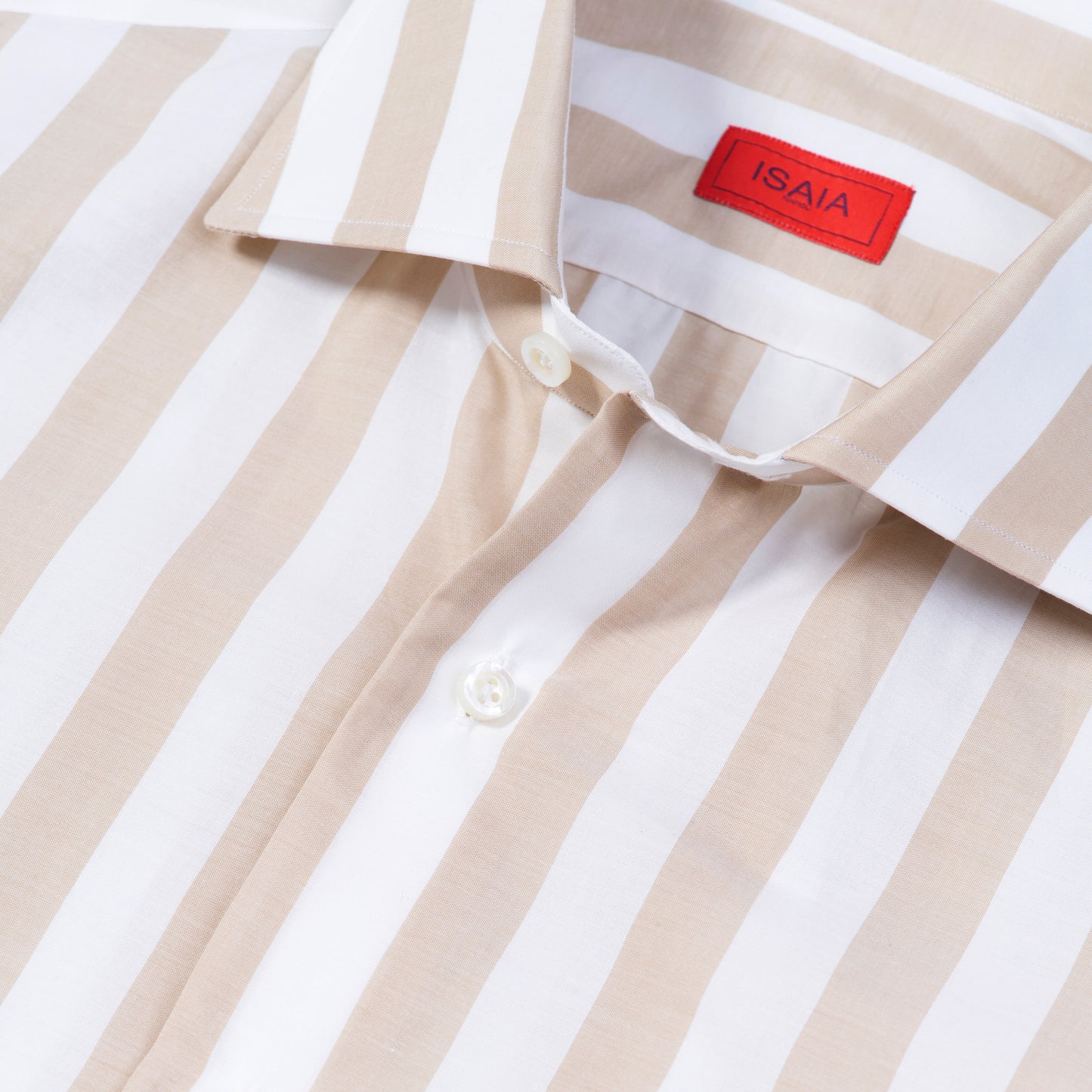 Cotton Stripe Sport Shirt