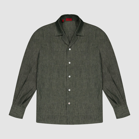 Solid Linen Sport Shirt