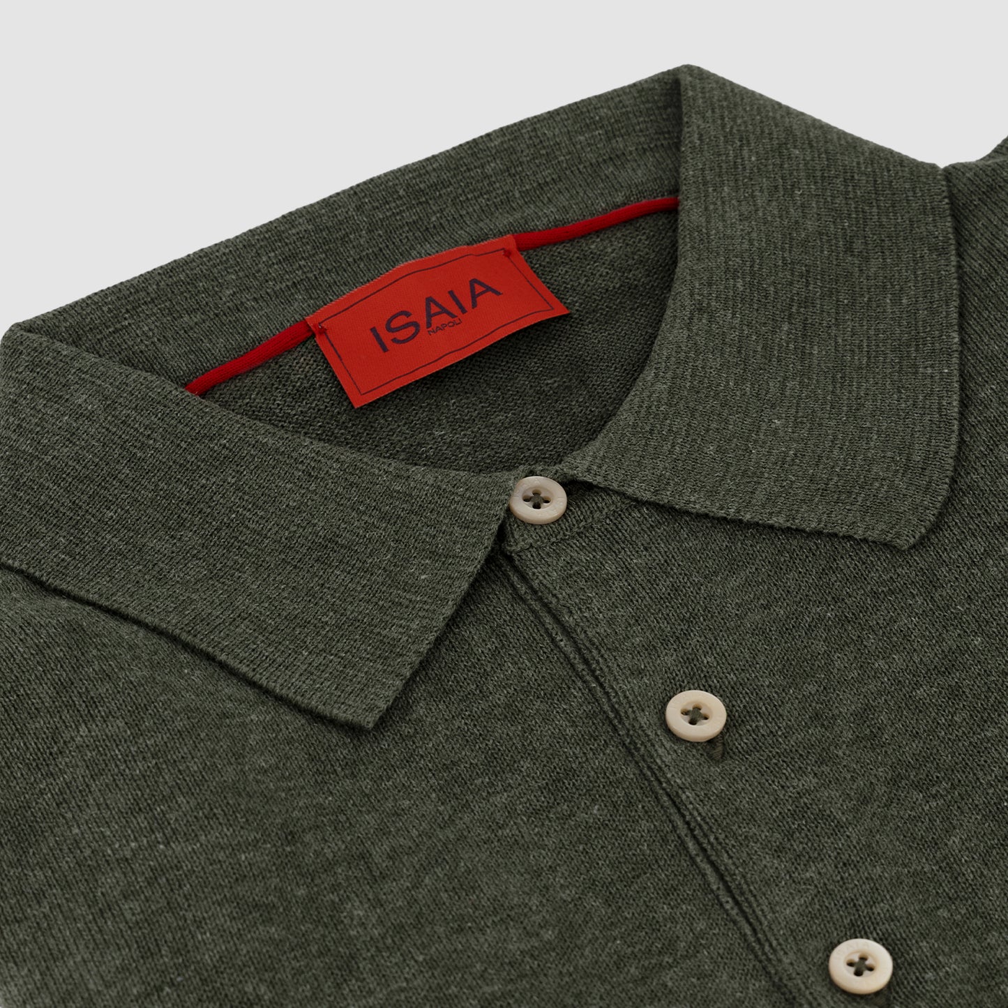 Silk Linen Polo Shirt
