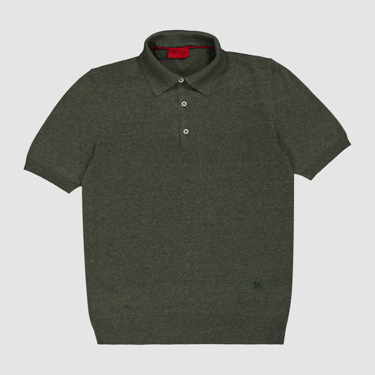 Silk Linen Polo Shirt