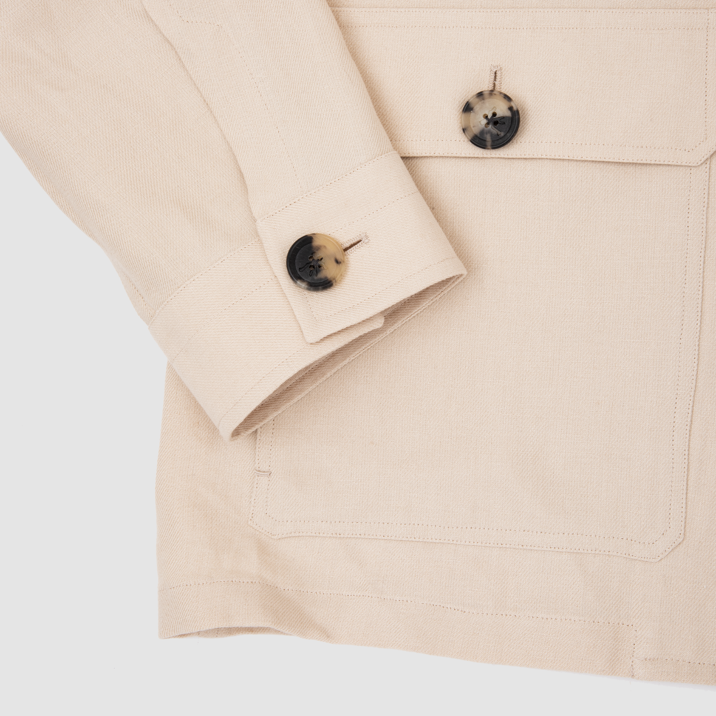 Linen Twill Safari Jacket