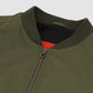 Wool Silk Stretch Bomber