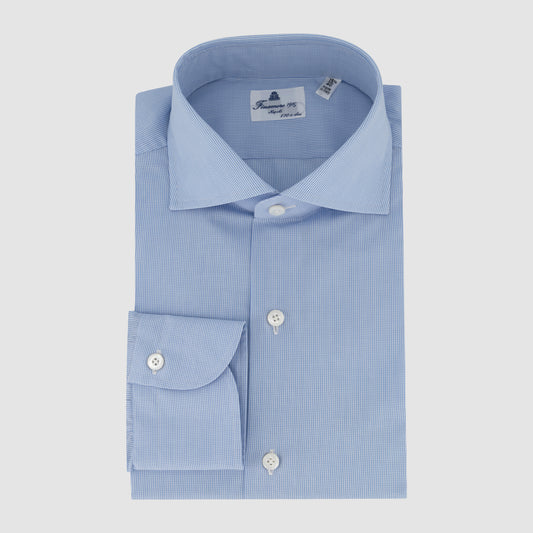 Micro Check Poplin Dress Shirt