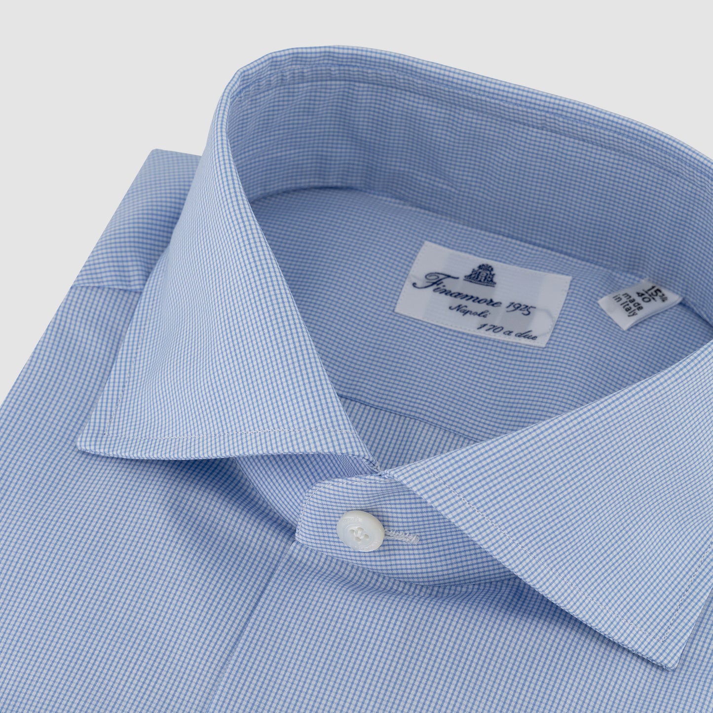 Micro Check Poplin Dress Shirt