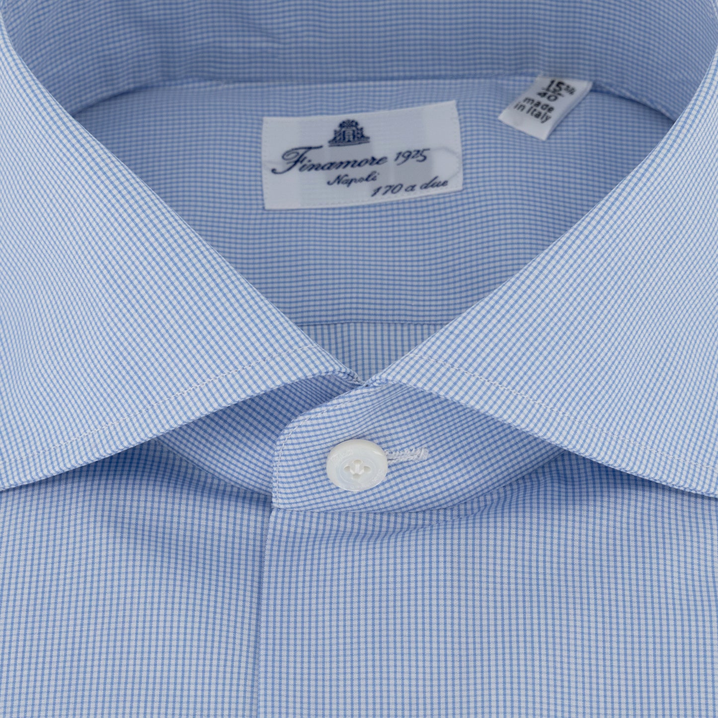 Micro Check Poplin Dress Shirt