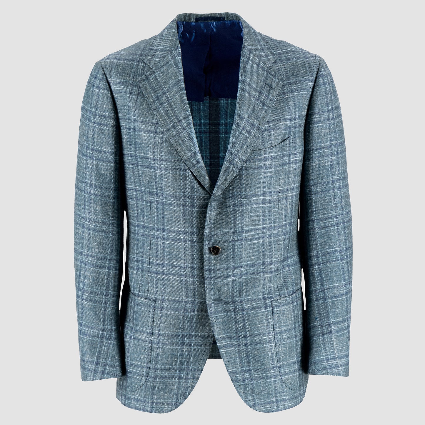 Overcheck Single-Breasted Jacket