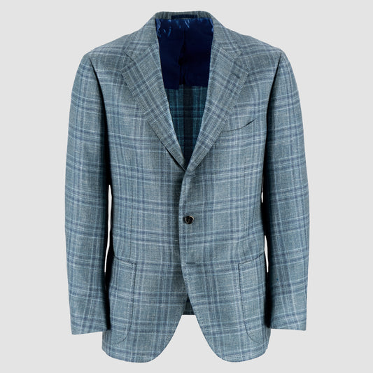 Overcheck Single-Breasted Jacket