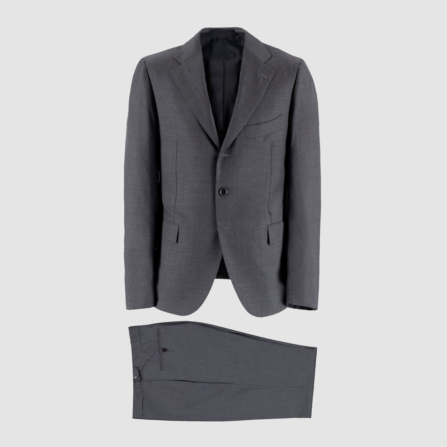 Solid Single-Breasted Suit