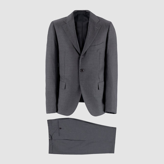 Solid Single-Breasted Suit