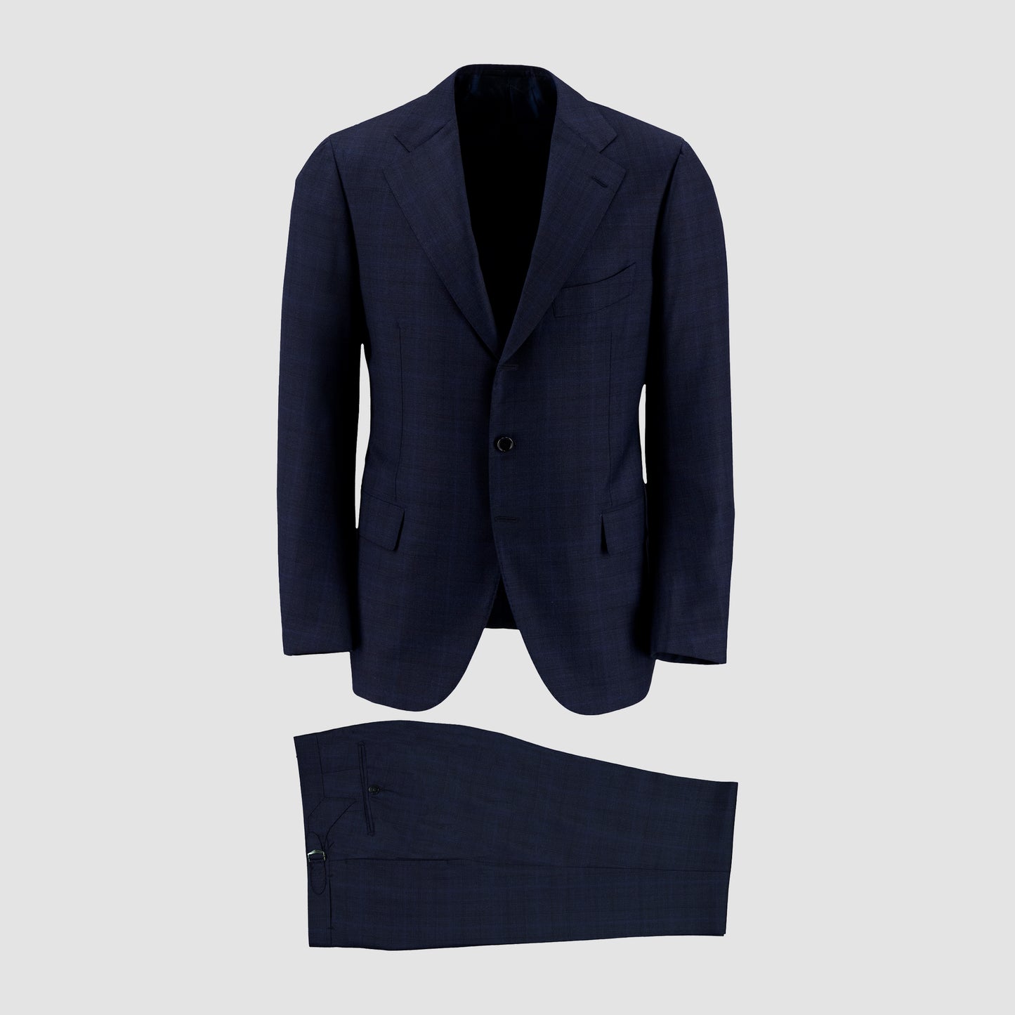 Overcheck Single-Breasted Suit