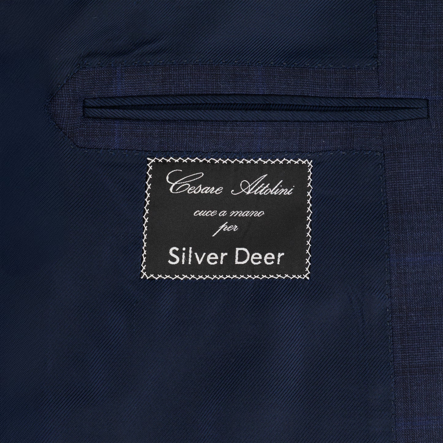 Overcheck Single-Breasted Suit